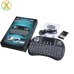 Smart Keyboard Rechargeable Battery Mini Keyboard Rii I8+ Mi