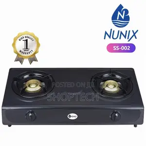 Nunix 2 Burners Stainless Steel Cooker.