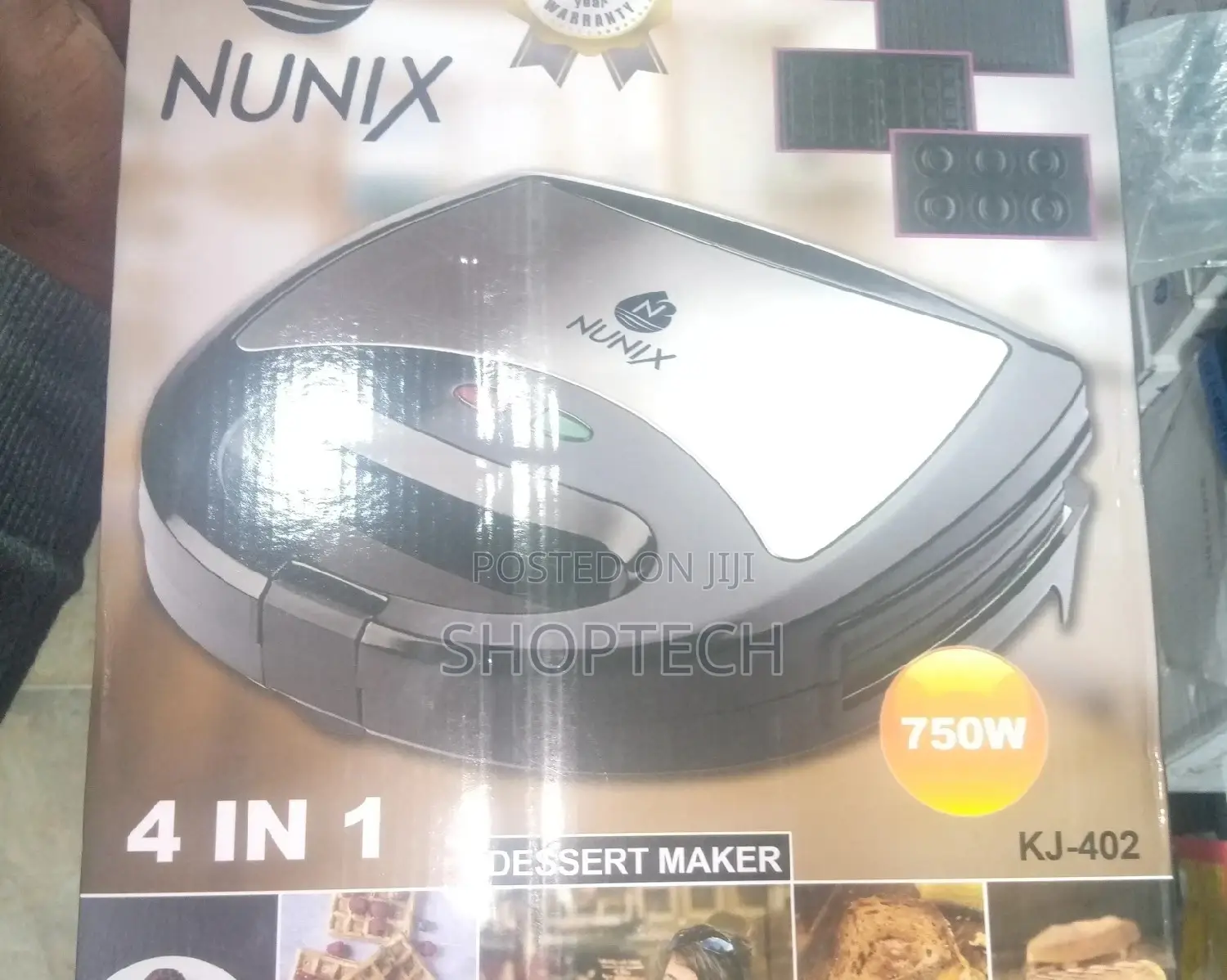 Dessert Maker 4 in 1 Sandwich Maker.