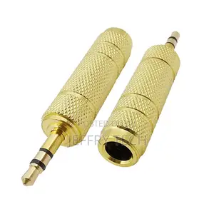 3.5MM Male to 6.35 MM 6.35MM Female Jack Audio Stereo Plug C