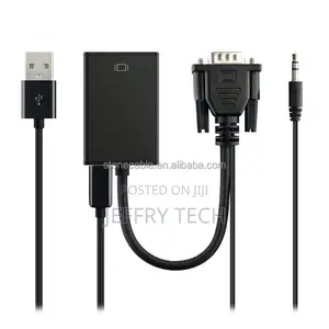 HD Video Converter VGA Male To HDMI Female Adapter Converter