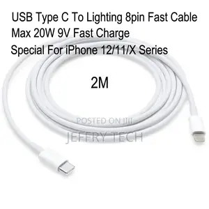 Apple iPhone 12 USB Type-C to Lightning Cable
