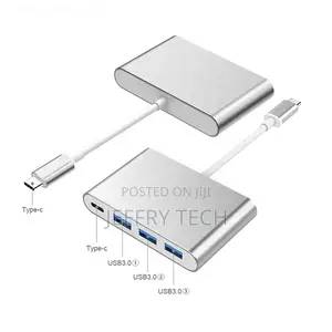 4 IN 1 USB 3.1 Type C to 3 Ports USB 3.0+USB Type C Hub For