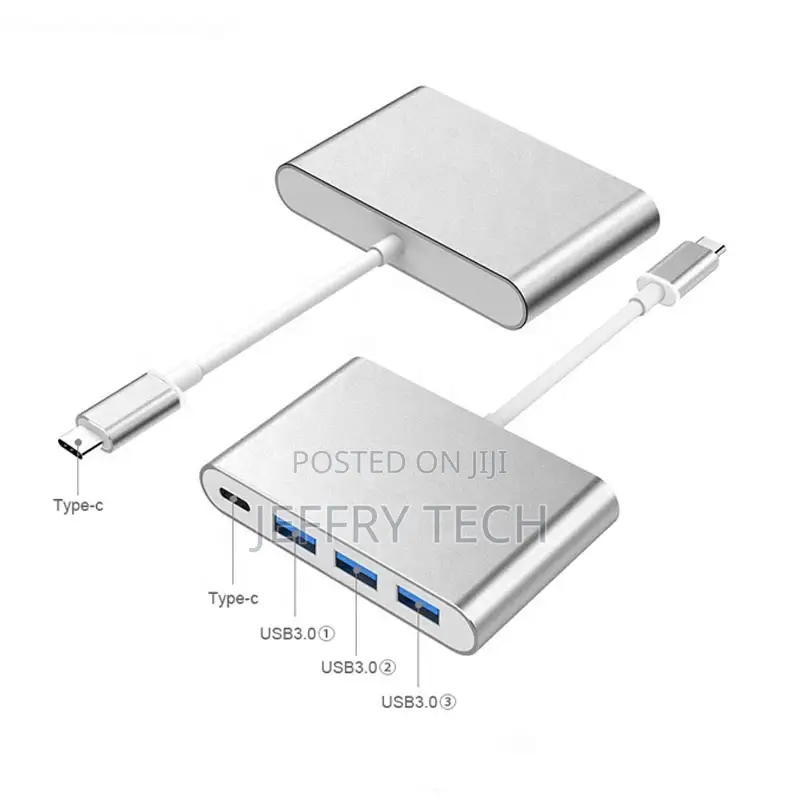 4 IN 1 USB 3.1 Type C to 3 Ports USB 3.0+USB Type C Hub For