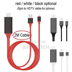 2m for iPhone to HDTV Cable for iPhone to TV Projector