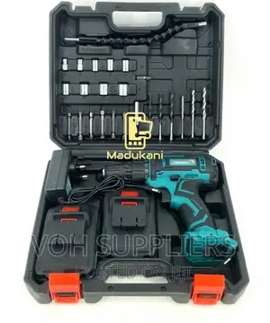 Meakida 10mm Powerful 21V Cordless Drill With Drill Bits