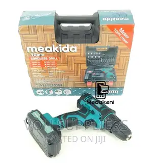 Meakida 10mm Powerful 21V Cordless Drill With Drill Bits
