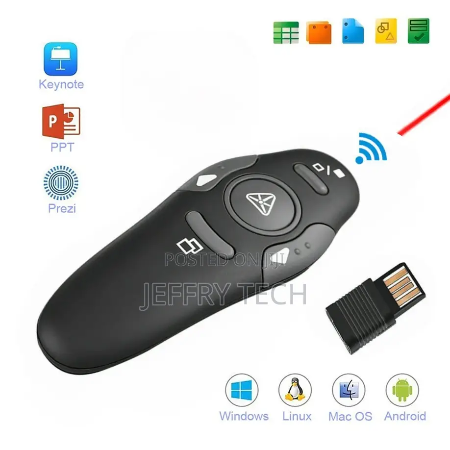 2.4G USB Wireless Red Laser Presenter Pointers Pen Pointers