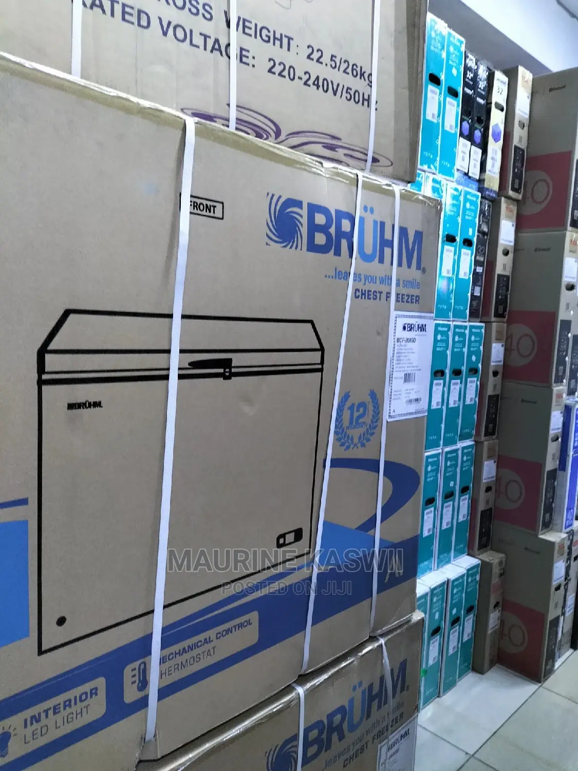 200litres Bruhm Chest Freezer
