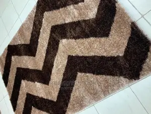 7*10 Brown and Beige Turkish Soft Carpet