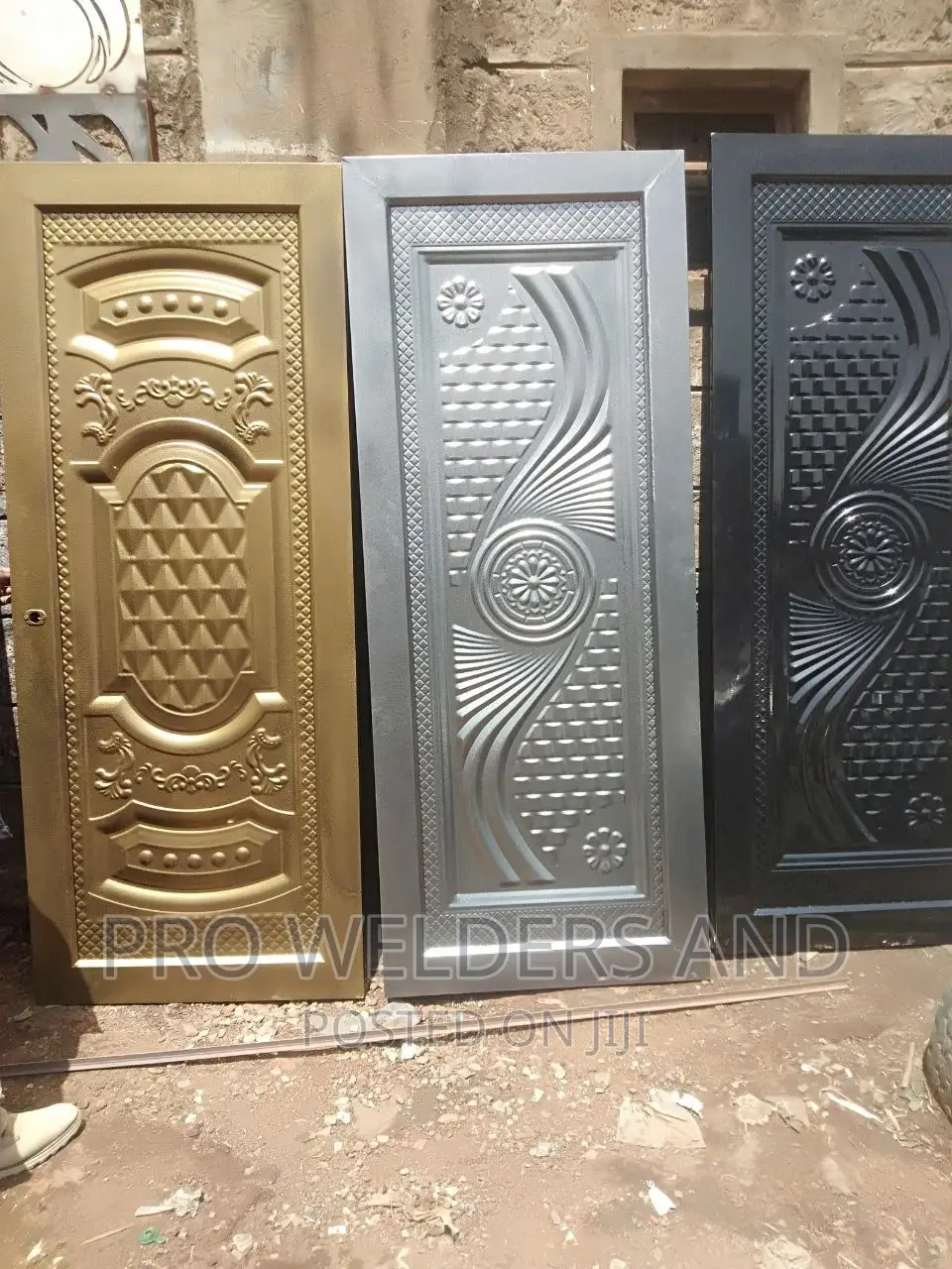 Metallic Flash Doors
