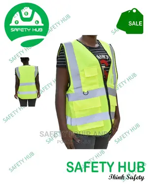 Safety Vests With Silver Strips-Availble