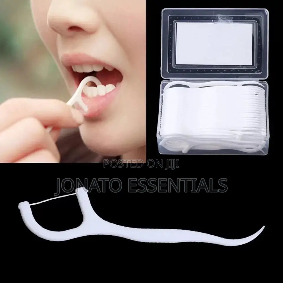 50 Piece Dental Floss Toothpick, Flosser