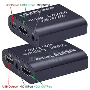 Capture Card With Audio to USB 2.0 for Live Streaming