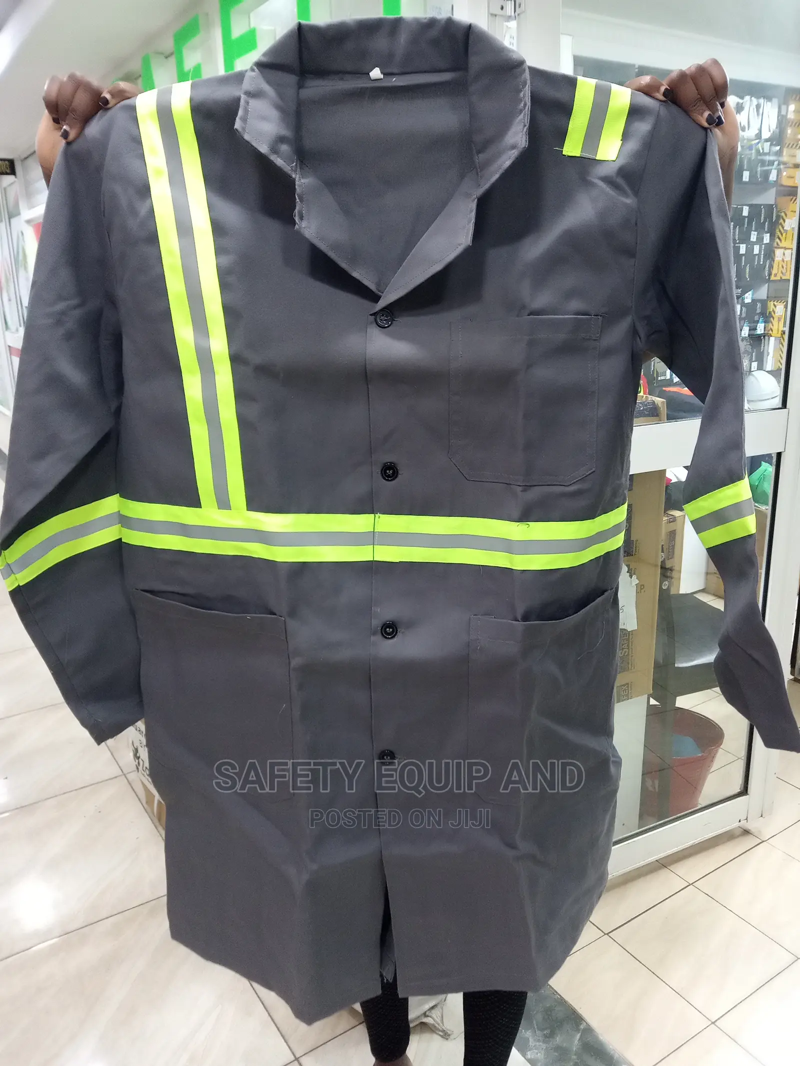 Grey Reflective Dust Coats