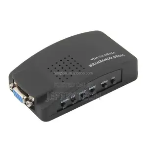 Convertor Box AV RCA CVBS to VGA Video Converter Conversor F