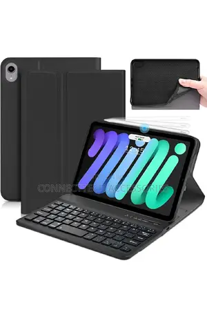 iPad Mini 6th Gen Leather Keyboard Case 2021 8.3 Inch
