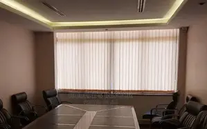White Vertical Office Blinds