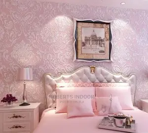 Pink Floral 3d Wallpaper