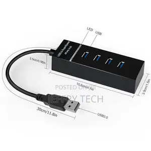 Mulit USB Hub Splitter USB 3.0 Hub 4 Port Ultra Slim Data Hu