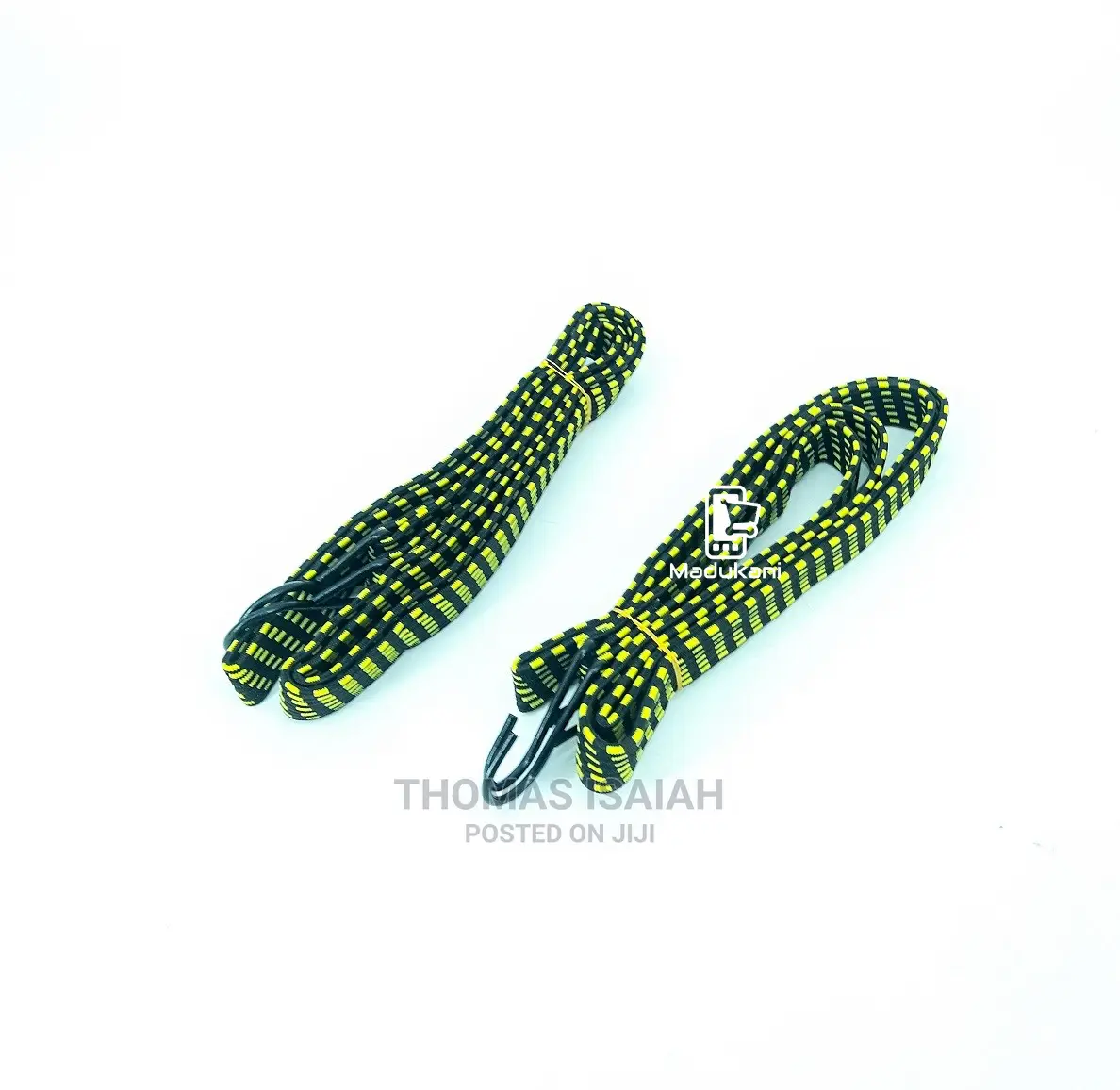 2PCS Bicycle Motorbike Luggage Elastic Cargo Straps Rope Wit