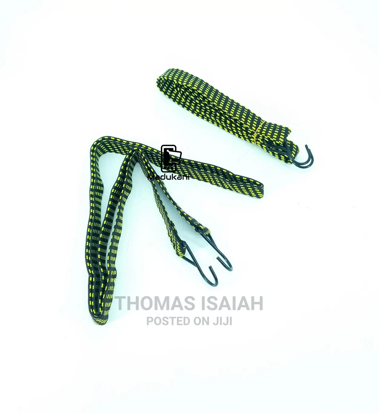 2PCS Bicycle Motorbike Luggage Elastic Cargo Straps Rope Wit