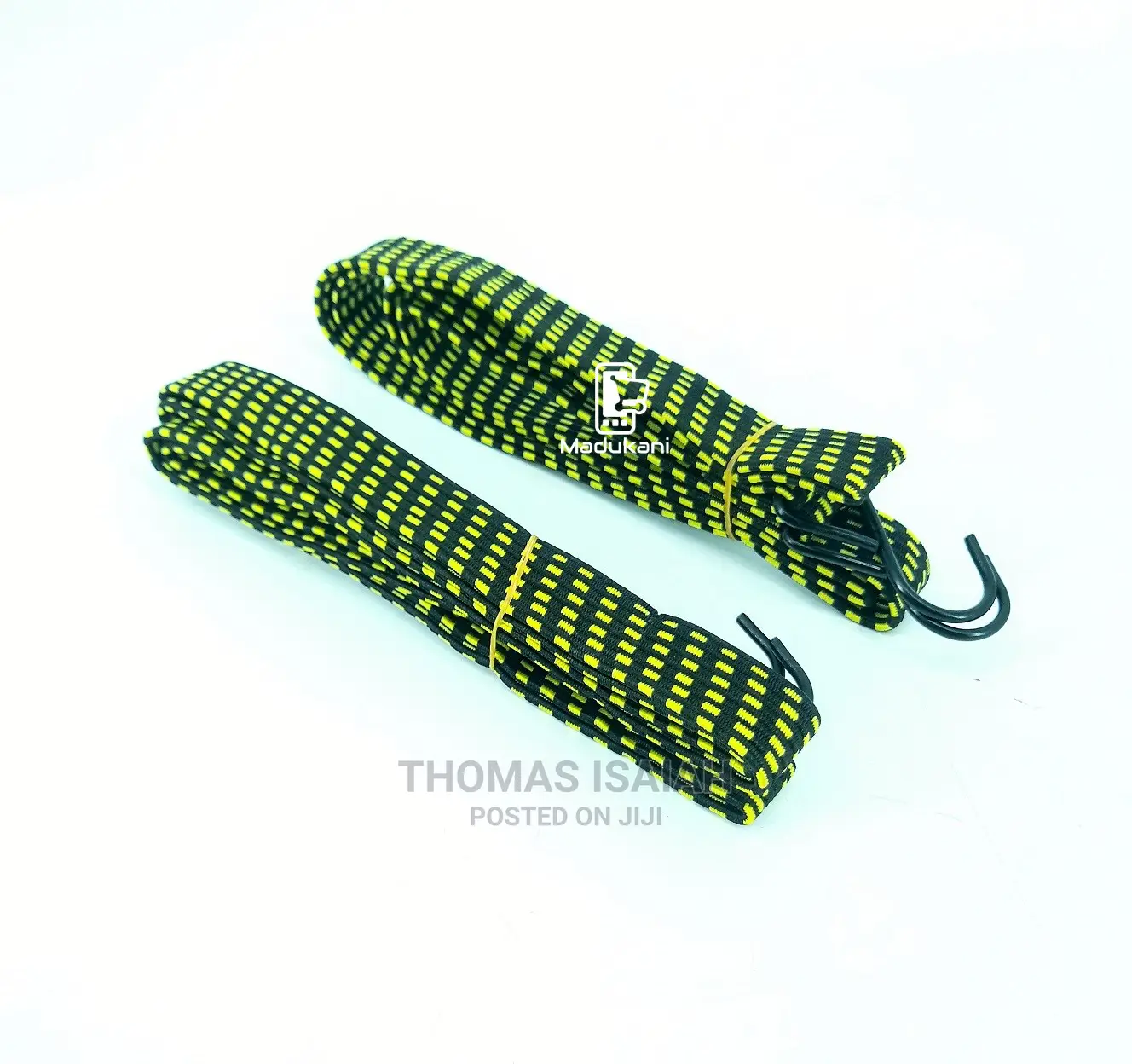 2PCS Bicycle Motorbike Luggage Elastic Cargo Straps Rope Wit