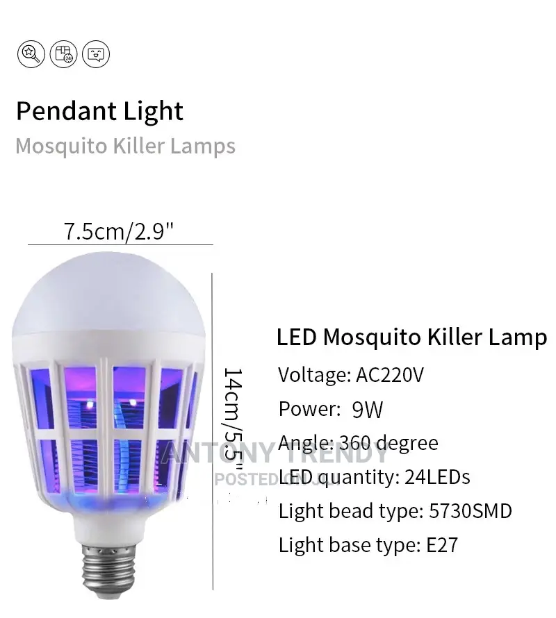 Advanced Mosquito Killer Bulbs