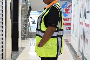 High Best Quality Grey And Green Reflective Vest
