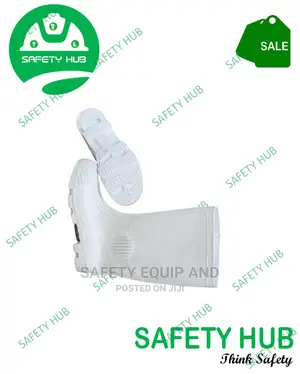 Long Boots-industrial White Gumboots