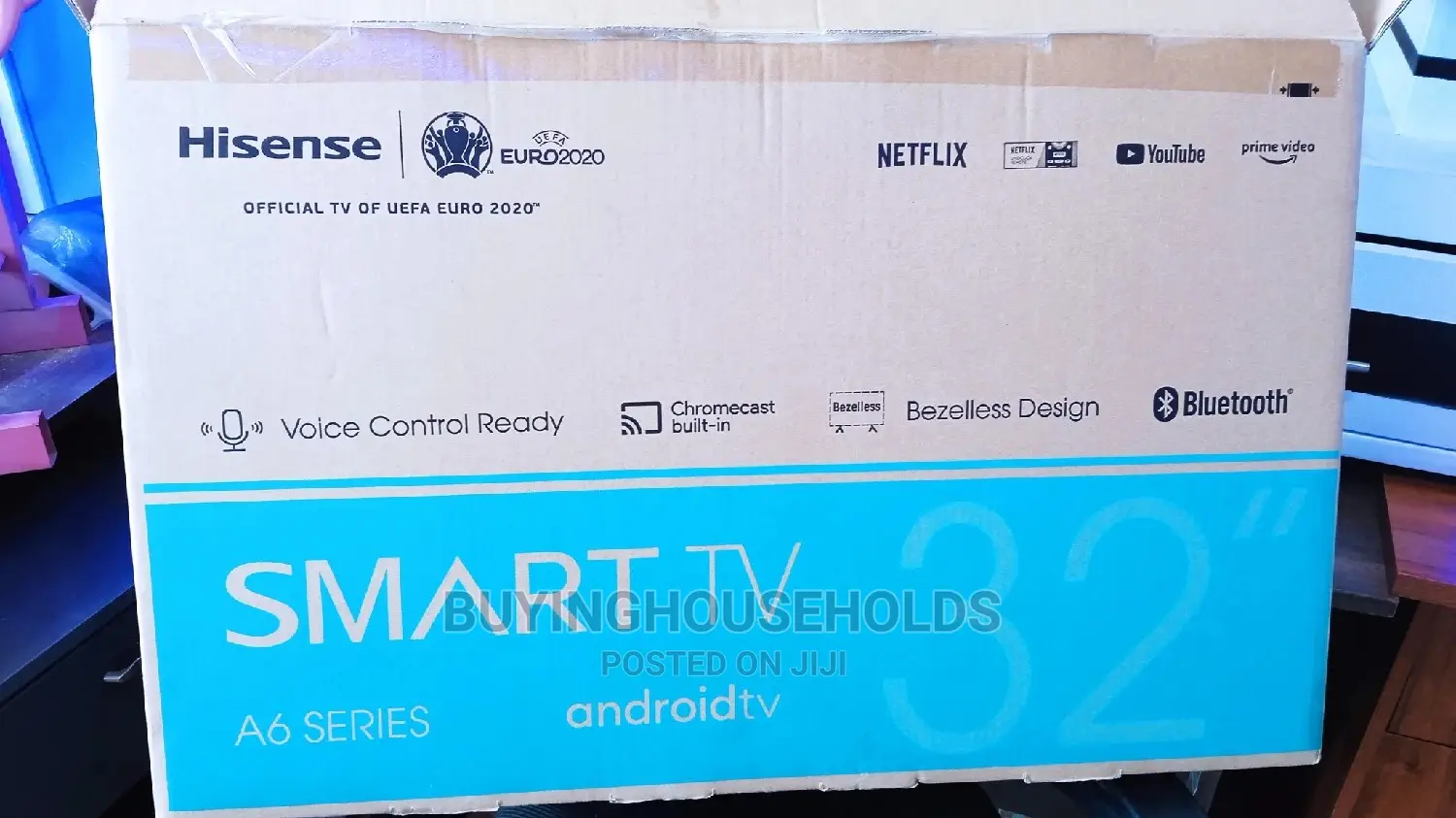 Hisense 32" Smart Android Tv With Bluetooth