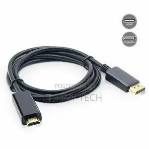 Displayport to Plated Cable Pw DP HDTV 6ft/1.8m HDMI PC Gold