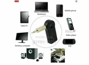 Bluetooth Wireless Car Aux Adapter Receiver Audio 3.5 Mm Ste