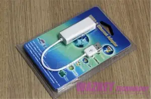 USB 2.0 Male to RJ45 Female 10/100mbps Ethernet LAN Conversi