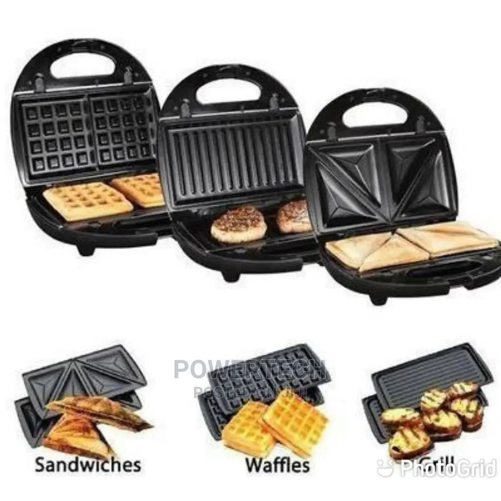 3 in 1 - Sandwich Maker, Waffle Maker Grill
Total