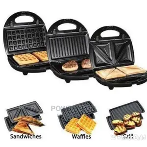 3 in 1 - Sandwich Maker, Waffle Maker Grill
Total