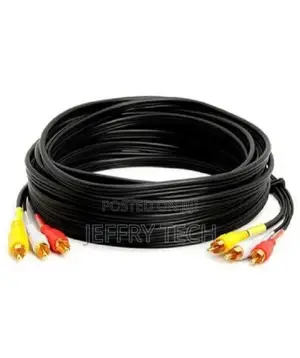 3 RCA to 3 RCA Composite Video + Audio Cable M/M 5m