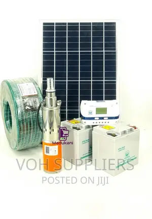 3FMD24 Solar PUMP AND BATTERY Complete Solar Irrigation Kit