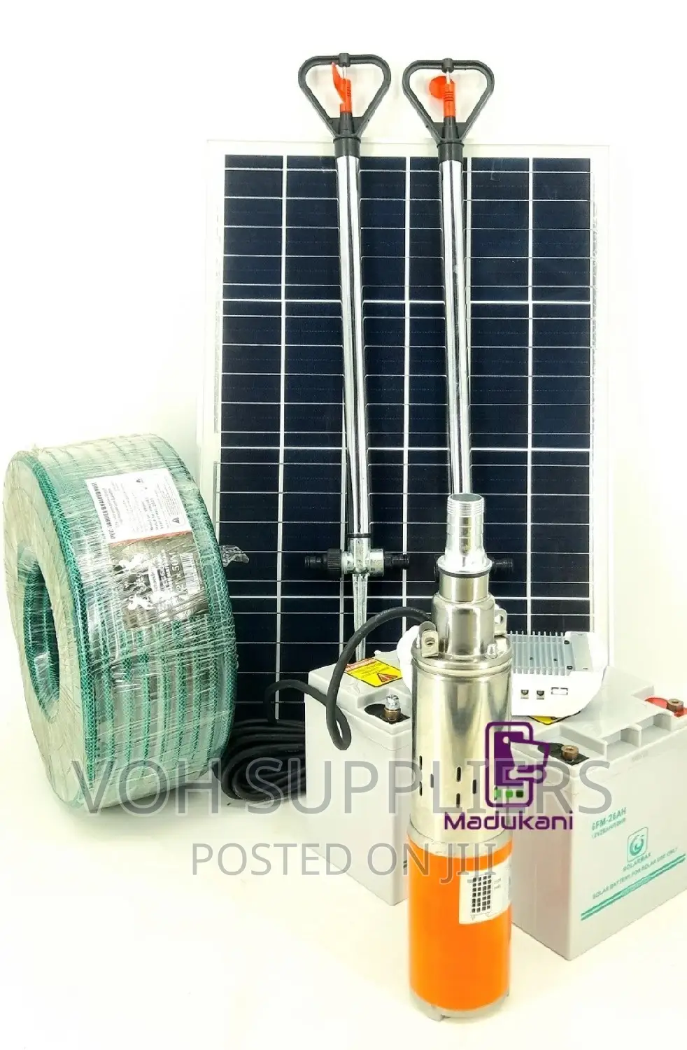 3FMD24 Solar PUMP AND BATTERY Complete Solar Irrigation Kit