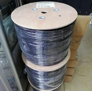 Strong Black Outdoor Cat 6 Cable 305m Roll
