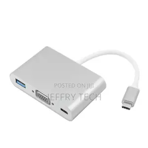 3 In1 Type C/Thunderbolt 3 to 4K HD USB 3.0 USB-C Hub Adap