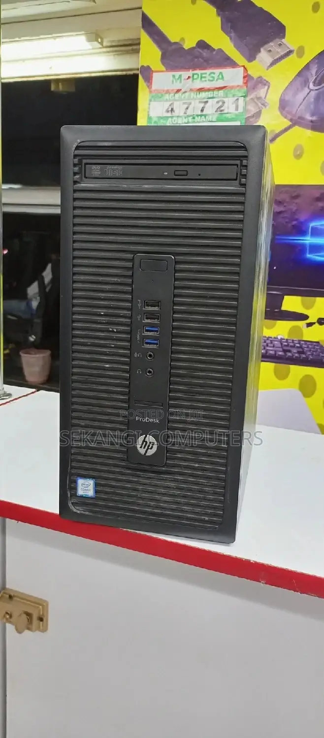 Desktop Computer HP ProDesk 600 G3 4GB Intel Core I7 SSD 256GB