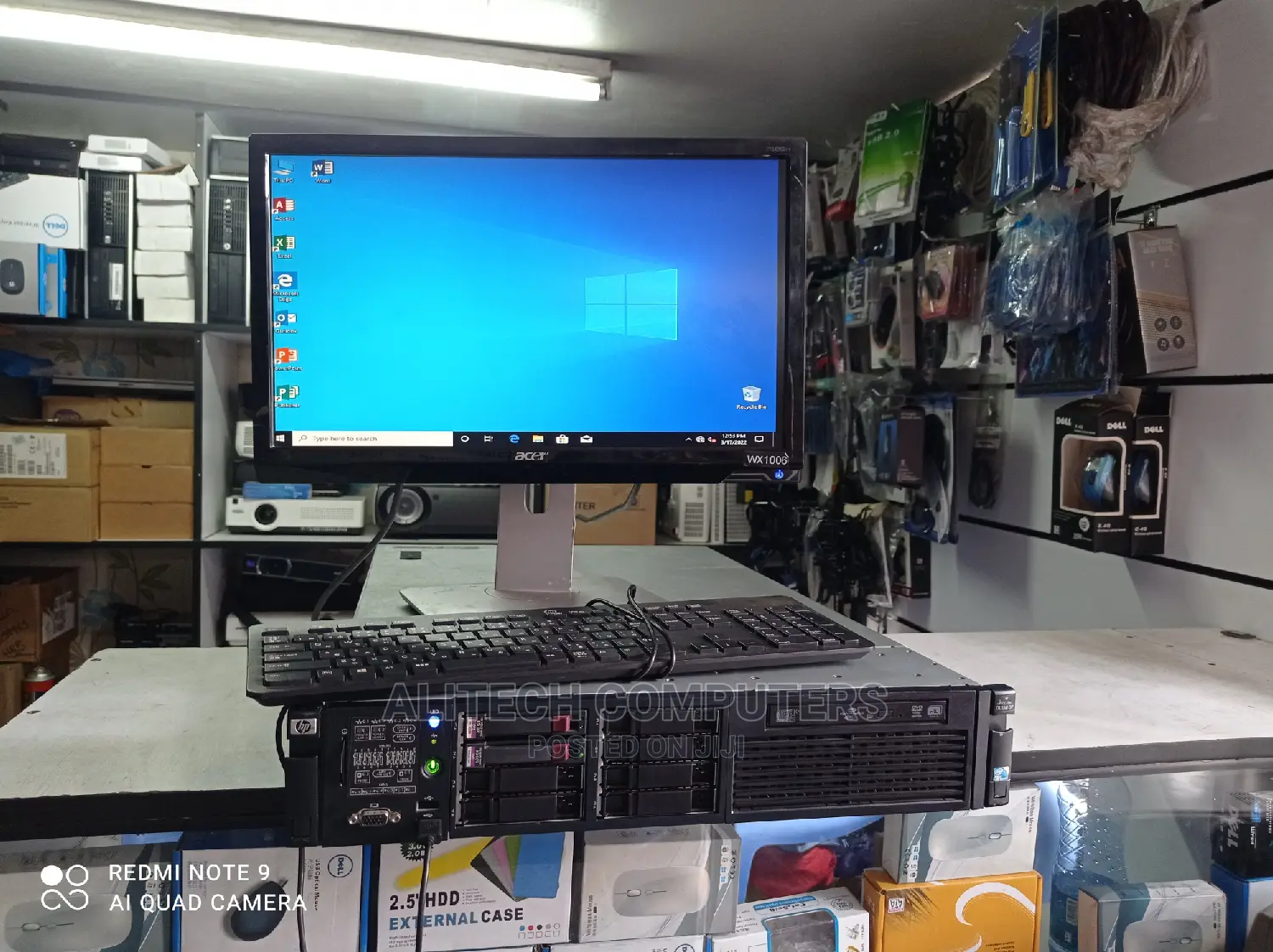 Server HP ProLiant DL 16GB Intel Xeon HDD 1.5T