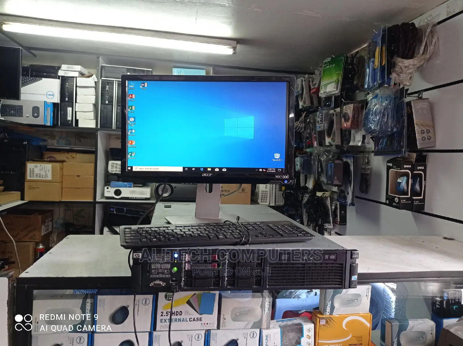 Server HP ProLiant DL 16GB Intel Xeon HDD 1.5T