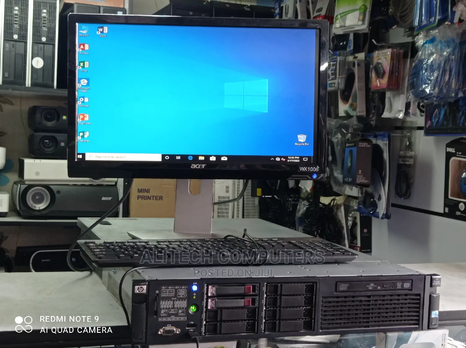 Server HP ProLiant DL 16GB Intel Xeon HDD 1.5T