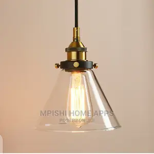 Glass Funnel Pendant Light