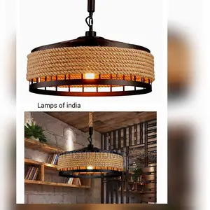 Hemp Rope Pendant Light