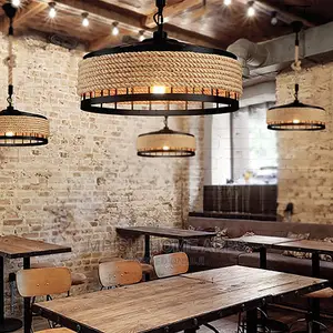 Hemp Rope Pendant Light
