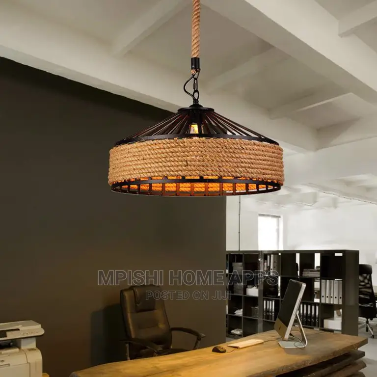 Hemp Rope Pendant Light