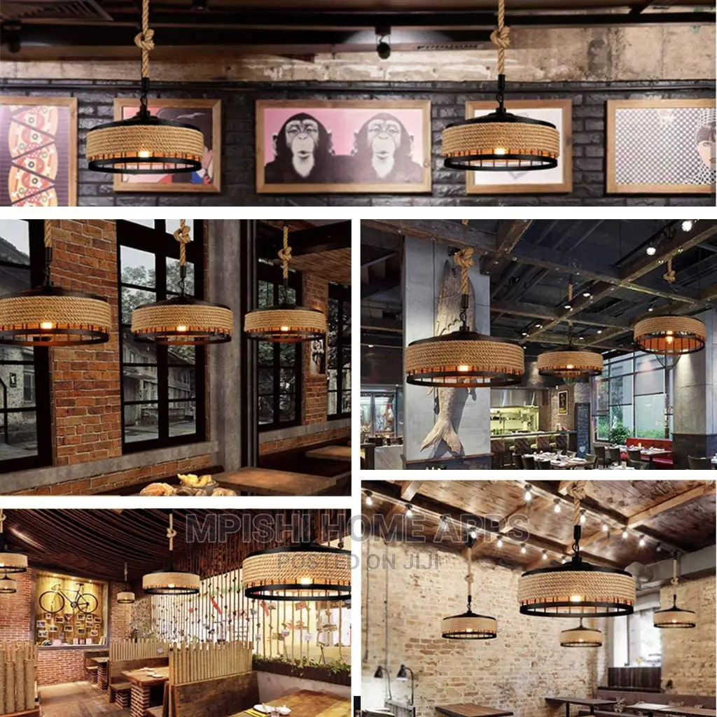 Hemp Rope Pendant Light